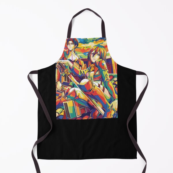 Item preview, Mikasa Ackerman and Levi Ackerman Wpap Art designed and sold by sandrahofer-art.