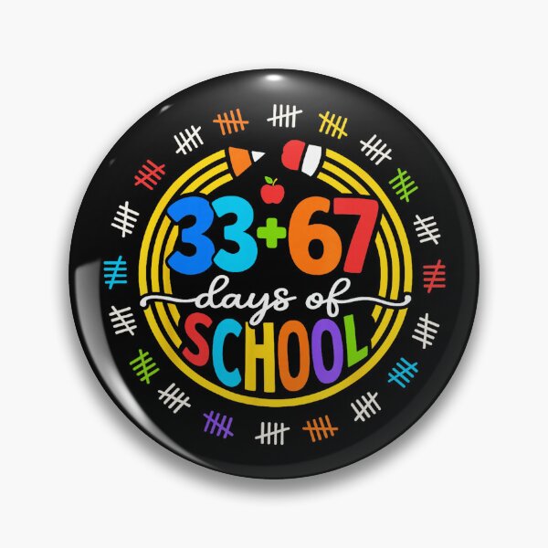 Item preview, I Survived 33 + 67 Days of School Colorful Classroom designed and sold by gladysenglish.