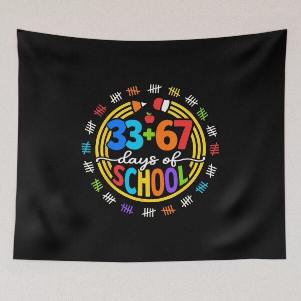 Item preview, I Survived 33 + 67 Days of School Colorful Classroom designed and sold by gladysenglish.