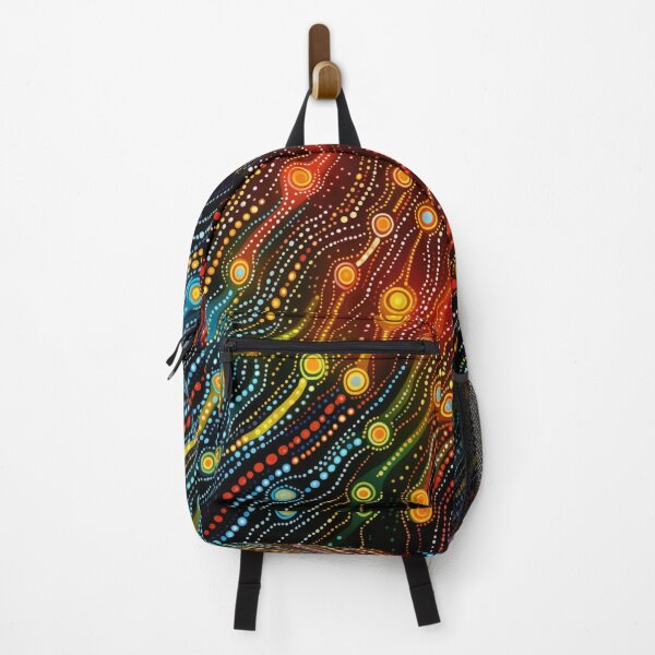 Item preview, Aboriginal Inspired Dot Art - Deep Sea Wavy Trails designed and sold by GrinGalore.