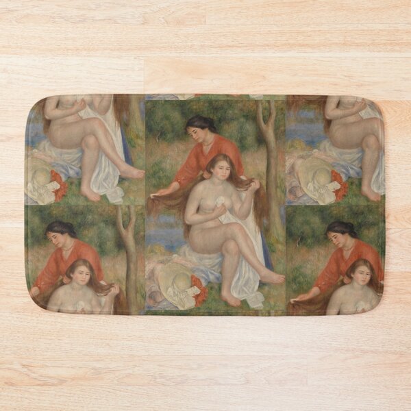 Item preview, Bather and Maid La Toilette De La Baigneuse by Pierre-Auguste Renoir: Fine Art Poster designed and sold by artofuniverse.