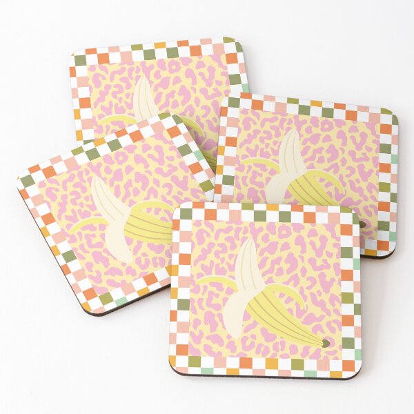 Item preview, Banana in the checkered frame. designed and sold by anyuka.