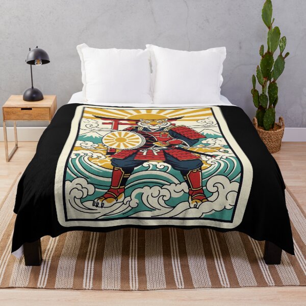 Item preview, Tiger Samurai Warrior Japanese Wave Retro Style designed and sold by JordynLadukeg65.