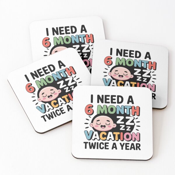 Item preview, I Need A 6 Month Vacation Twice A Year - Funny Burnout Quote designed and sold by Mpsir.