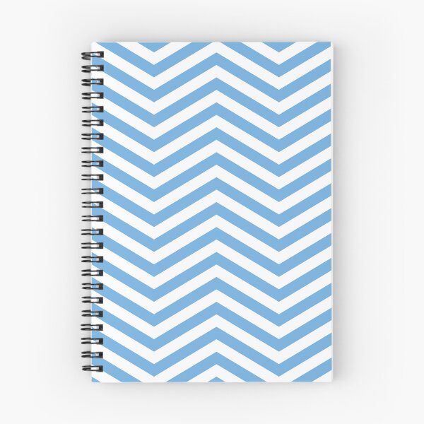 Item preview, White And Sky Blue Chevron Zigzag Pattern designed and sold by pattern-archive.