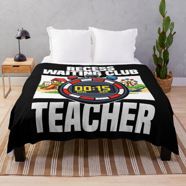 Item preview, TEACHER - RECESS WAITING CLUB designed and sold by KEF Custom.