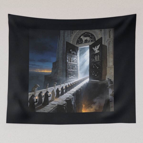 Item preview, Prelude to Purgatory — Dark Sacred Gothic Art designed and sold by GeoWhimsy Studio.