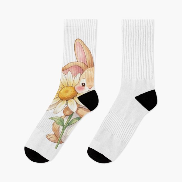 Item preview, Bunny Holding a Flower ?? designed and sold by catcurio.