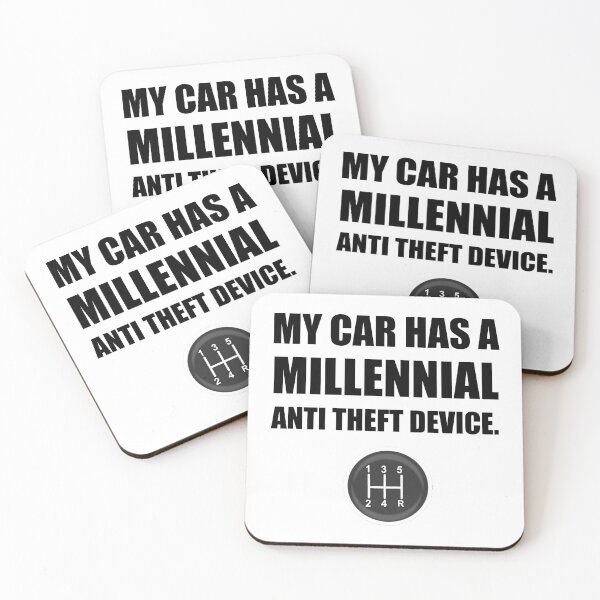 Item preview, Millennial Anti Theft Car Stick Shift Funny designed and sold by TheBestStore.