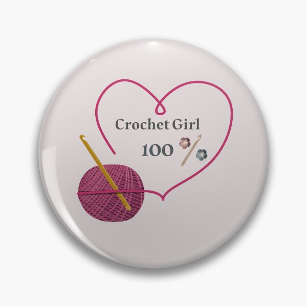 Item preview, Crochet Girl 100% Cute Yarn Heart Design designed and sold by DIA PRODUCTIONS .