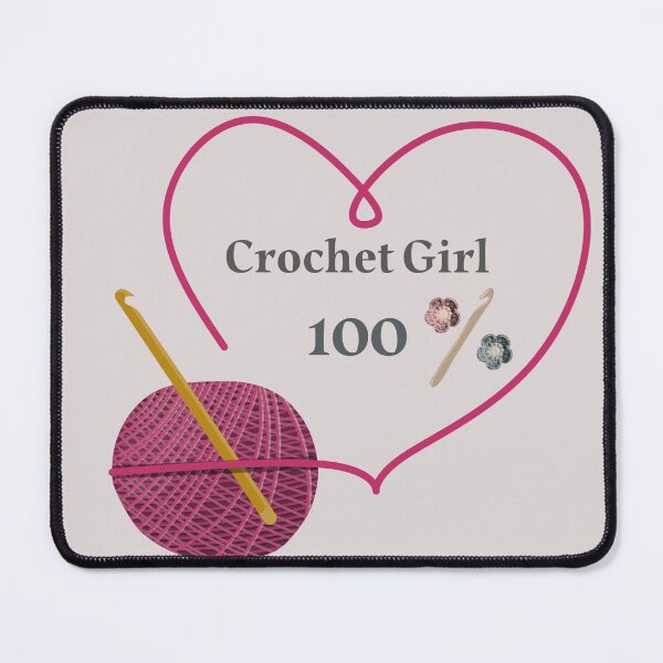 Item preview, Crochet Girl 100% Cute Yarn Heart Design designed and sold by DIA PRODUCTIONS .