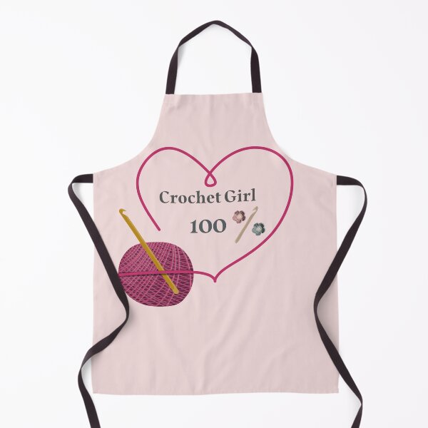 Item preview, Crochet Girl 100% Cute Yarn Heart Design designed and sold by DIA PRODUCTIONS .