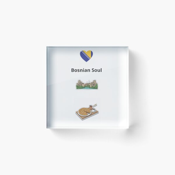 Item preview, Bosnian Soul - Bosnia Culture, Mostar Bridge and traditional food  designed and sold by Mastalina99.