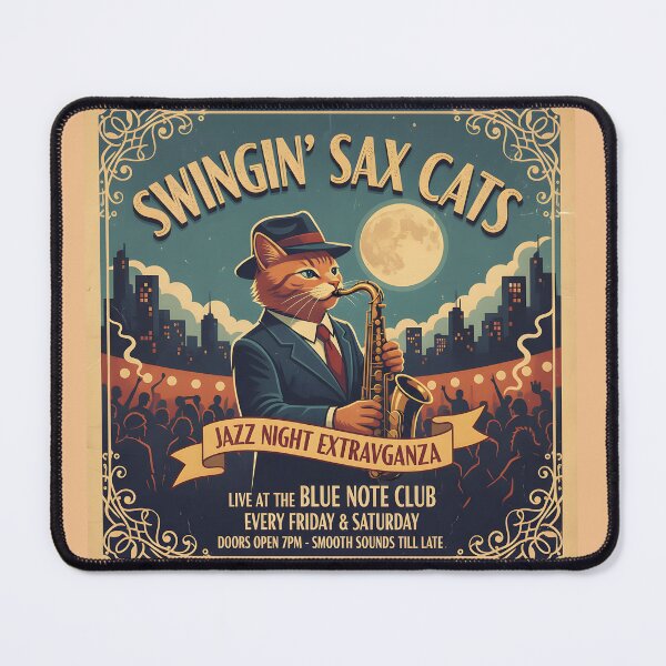 Item preview, Swingin' Sax Cats designed and sold by Artquinox.