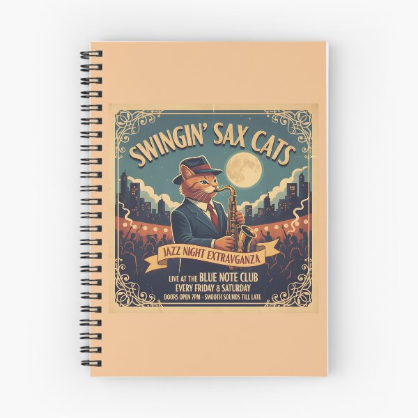 Item preview, Swingin' Sax Cats designed and sold by Artquinox.