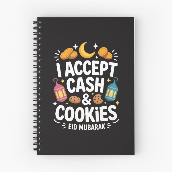 Item preview, I Accept Cash & Cookies – Funny Kids Eid Mubarak designed and sold by kiralynstration.