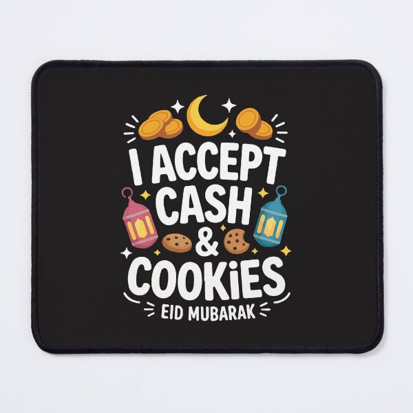 Item preview, I Accept Cash & Cookies – Funny Kids Eid Mubarak designed and sold by kiralynstration.