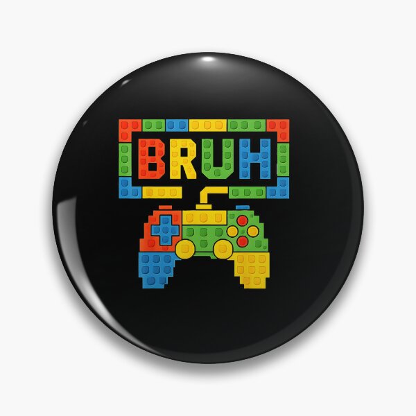 Item preview, Bruh Building Blocks Gamer Brick Controller Design designed and sold by FGTV2021.