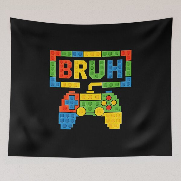 Item preview, Bruh Building Blocks Gamer Brick Controller Design designed and sold by FGTV2021.