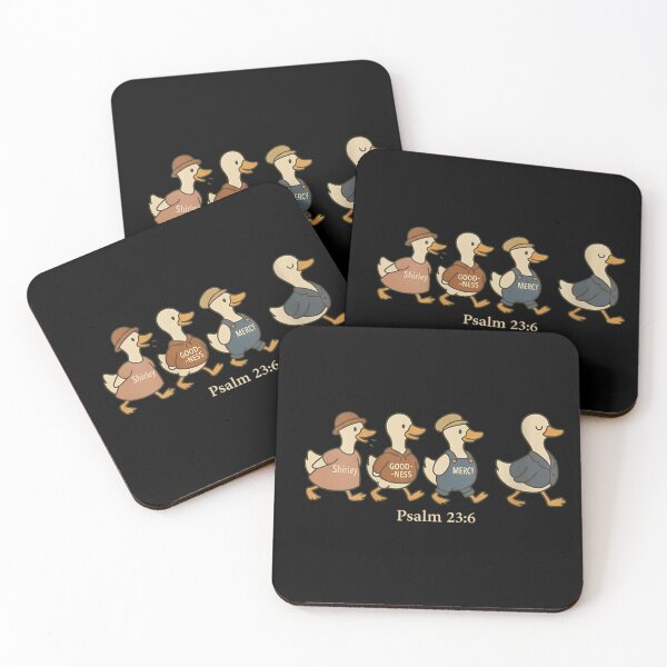 Item preview, Surely Goodness and Mercy Shall Follow Me Psalm 23:6 Cute Duckling Parody designed and sold by WilliaMaler.