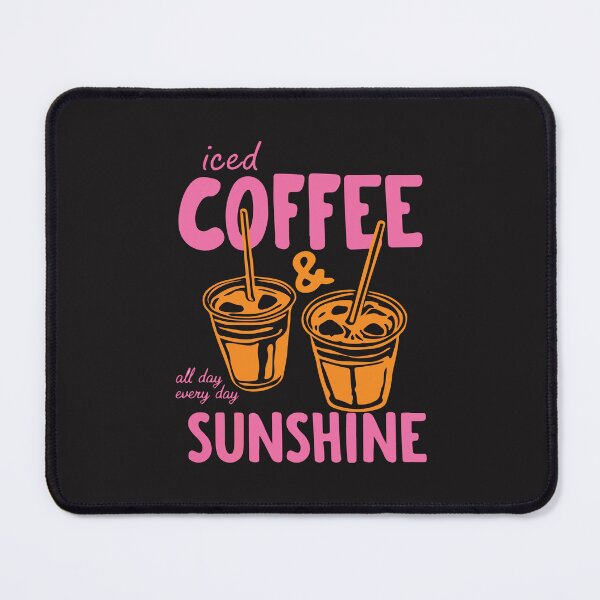 Item preview, Iced Coffee & Sunshine All Day – Funny Summer Coffee Lover designed and sold by kiralynstration.