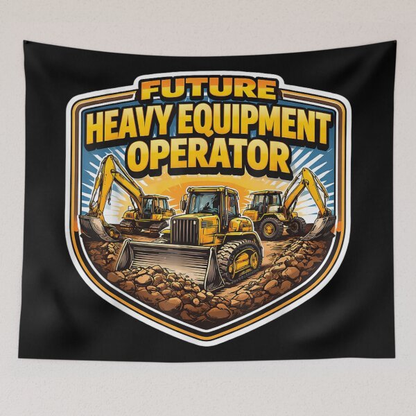 Item preview, Future Heavy Equipment Operator Excavator Construction Worker Toddler Boy Birthday Gift designed and sold by WilliaMaler.