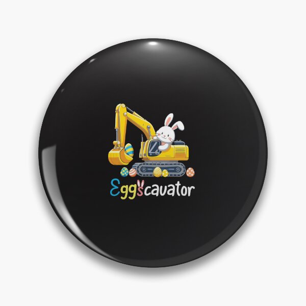 Item preview, Eggscavator Bunny – Funny Easter Excavator Kids designed and sold by kiralynstration.