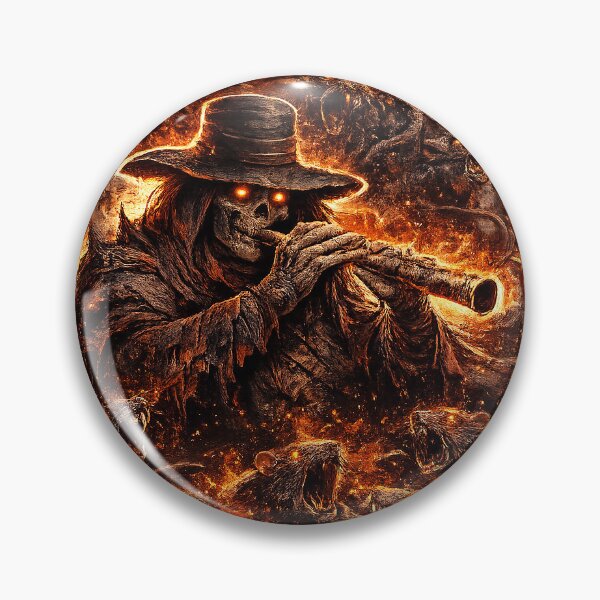 Item preview, Red Piper Rat King Dark Fantasy Gothic Sticker designed and sold by RedPiperStudio.