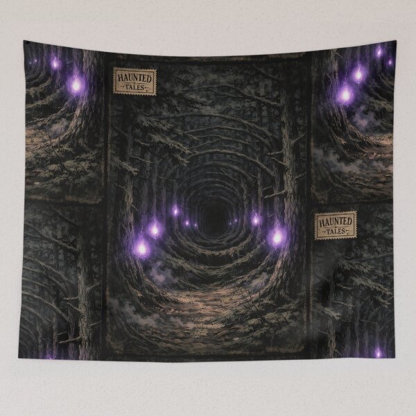 Item preview, The Lantern-Light Labyrinth - Dark Fantasy Haunted Forest designed and sold by bapupa.
