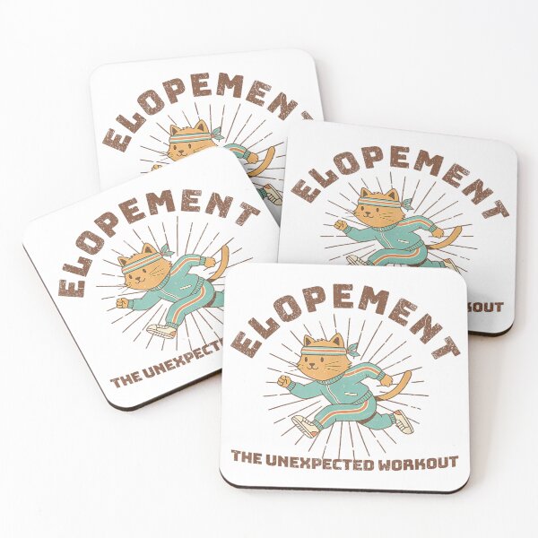 Item preview, Elopement The Unexpected Workout Funny Running Cat  designed and sold by Melissanet.