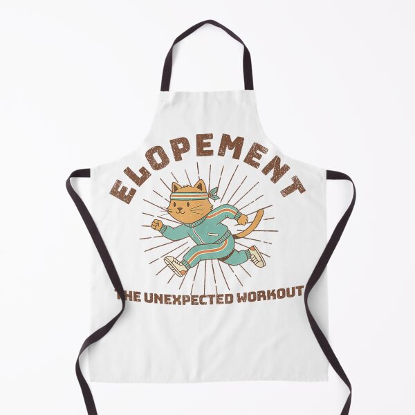 Item preview, Elopement The Unexpected Workout Funny Running Cat  designed and sold by Melissanet.