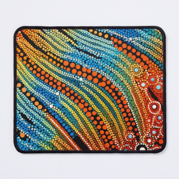 Item preview, Aboriginal Inspired Dot Art - Deep Sea Floral Plants designed and sold by GrinGalore.