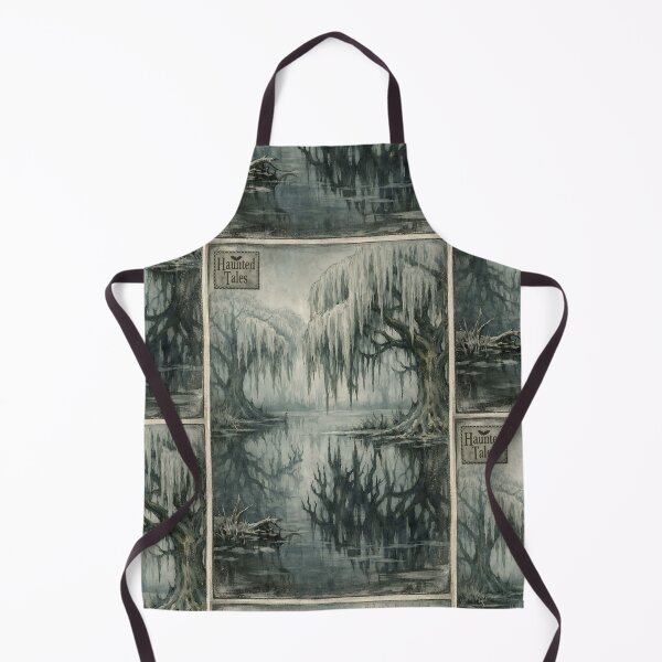 Item preview, The Silver-Mist Marsh - Dark Fantasy Haunted Forest designed and sold by bapupa.