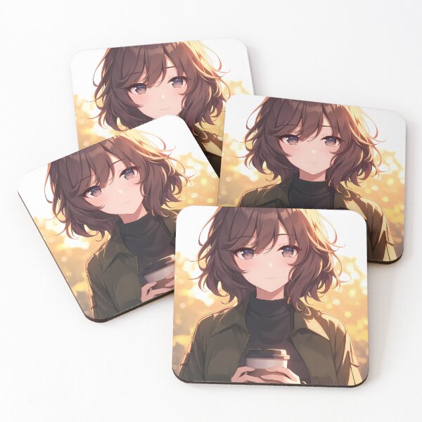 Item preview, Yukari Akiyama Girls Und Panzer Cozy Coffee Sunset designed and sold by TanglenRabbit.