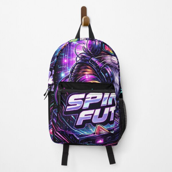 Item preview, Cyber Cat DJ – Neon Pop Art Kawaii Cat with Headphones T-Shirt designed and sold by infinitearte.