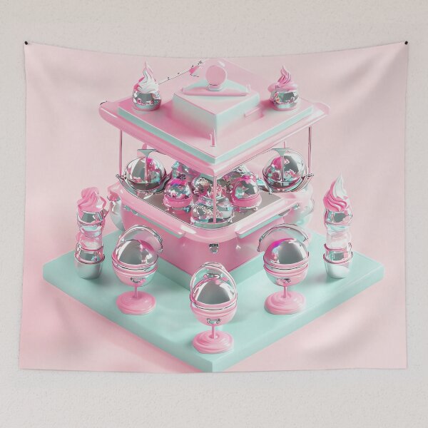 Item preview, Pastel Polymer Parlor designed and sold by ONYX Pixee.