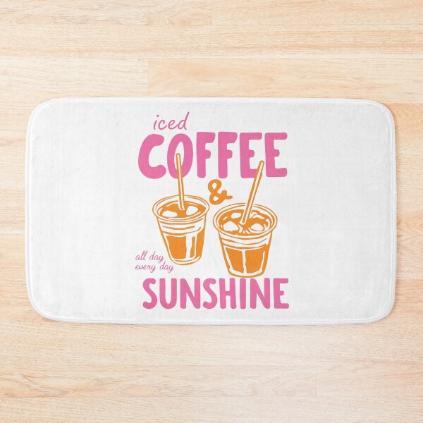 Item preview, Iced Coffee & Sunshine All Day Every Day Summer Vibes designed and sold by kiralynstration.