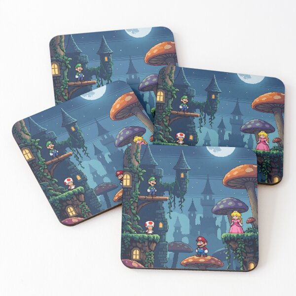 Item preview, Retro Platform Adventure – Pixel Fantasy World designed and sold by PosterFuel.