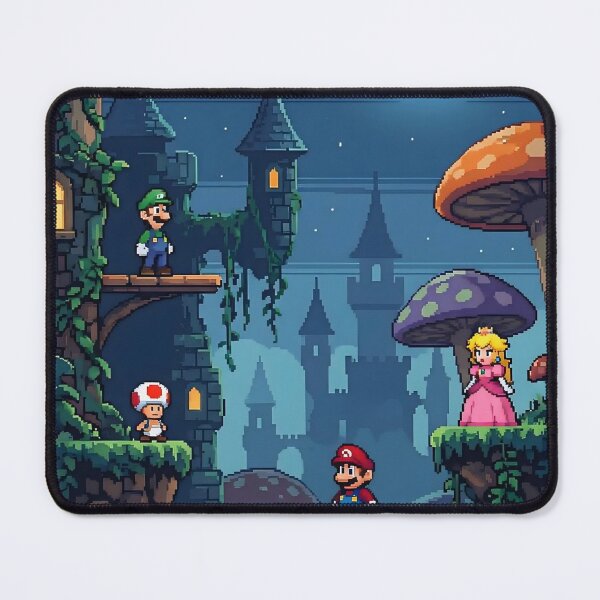 Item preview, Retro Platform Adventure – Pixel Fantasy World designed and sold by PosterFuel.