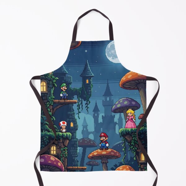 Item preview, Retro Platform Adventure – Pixel Fantasy World designed and sold by PosterFuel.