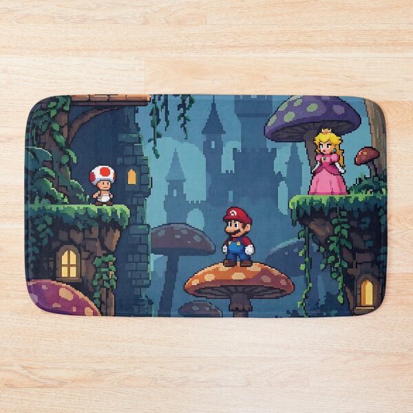 Item preview, Retro Platform Adventure – Pixel Fantasy World designed and sold by PosterFuel.