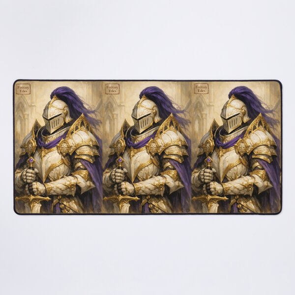Item preview, The Gilded Monolith - Dark Fantasy Heavily Armored Warrior designed and sold by bapupa.