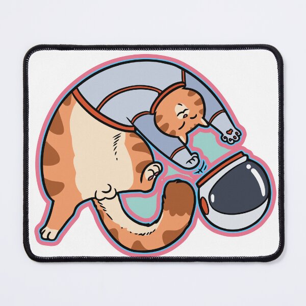 Item preview, Planet Saturn Cat Ring Space Illustration designed and sold by dalecvx.
