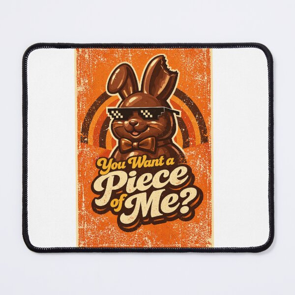 Item preview, Chocolate Bunny Attitude designed and sold by craftedd.