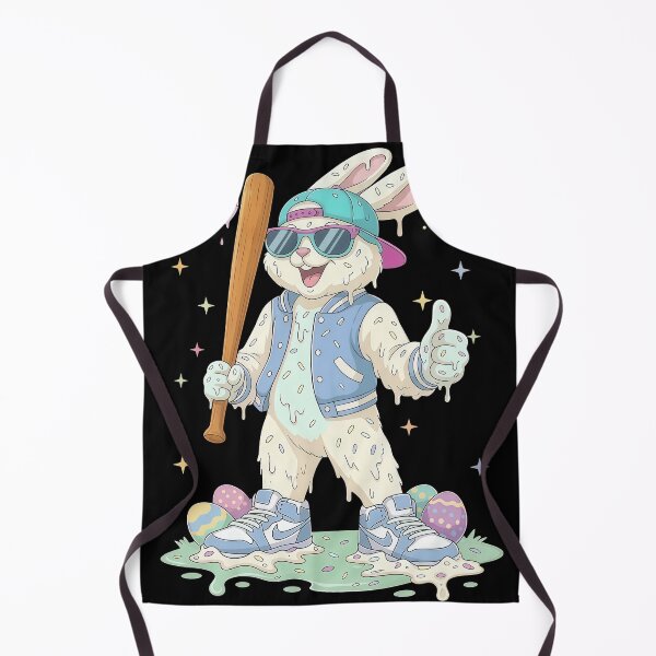 Artikelvorschau, Pastellfarbener Drip Bunny Baseball-Stil entworfen und verkauft von KIROSALS.