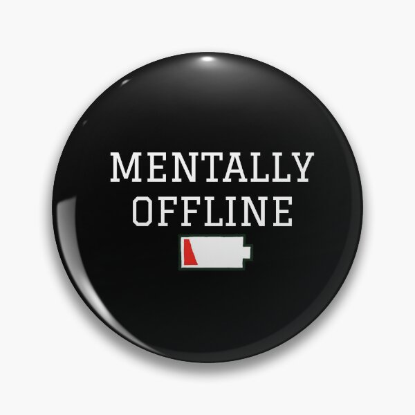 Artikelvorschau, Geistig offline entworfen und verkauft von PrintnStitches.