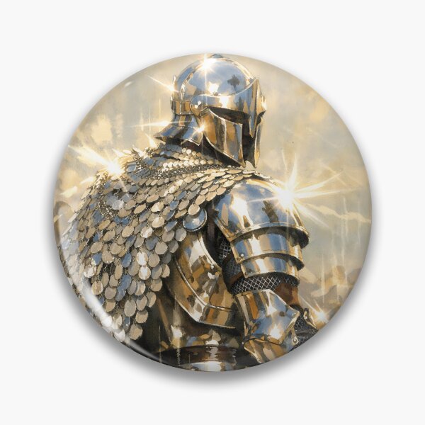 Item preview, The Sun-Scorched Paladin - Dark Fantasy Heavily Armored Warrior designed and sold by bapupa.