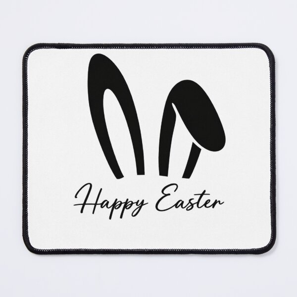 Item preview, Happy Easter Bunny Ears – Minimalist Easter Bunny Design designed and sold by DoodloraStudio.