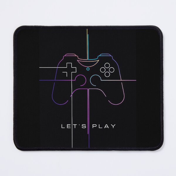 Item preview, Let’s Play Neon Controller – Minimal Gamer Aesthetic designed and sold by PosterFuel.