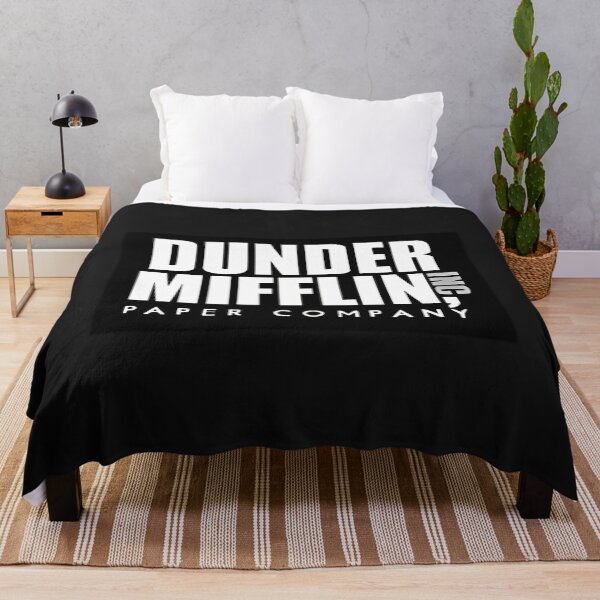 Item preview, Office Dundler Mifflin Paper Company Logo White On Black designed and sold by T-SHIRT DESIGN CLOSET.